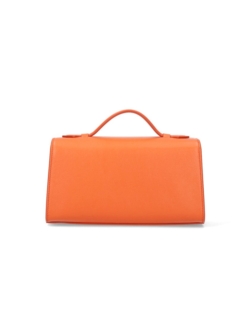 Savette Structured Handbag With Silver Clasp