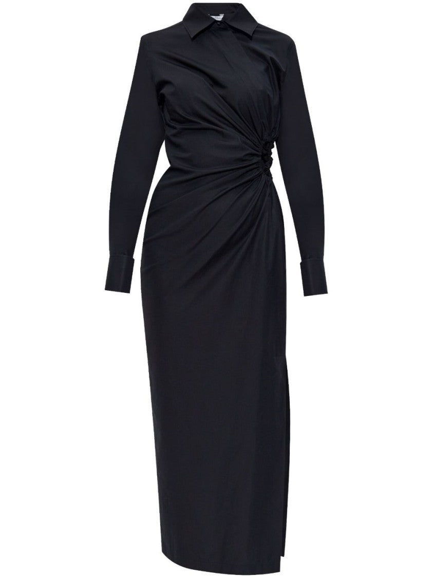 Max Mara Tailored Black Dress With Twist Detail