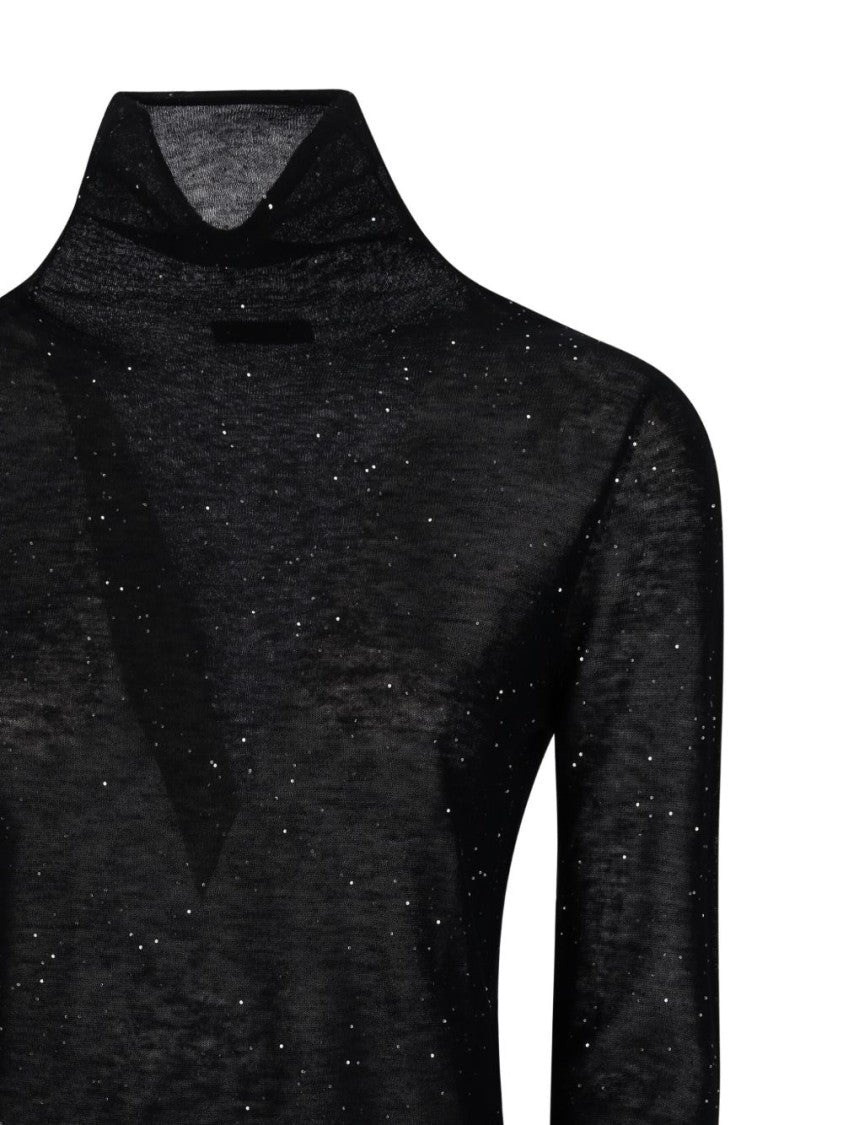 Pinko Fitted Wool Blend Sweater