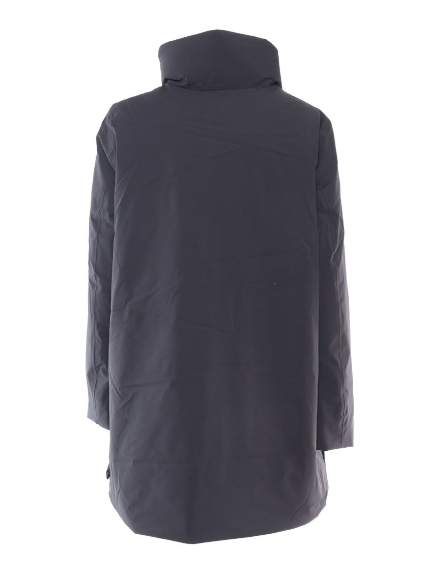K-Way Mid-Length Padded Jacket With High Collar