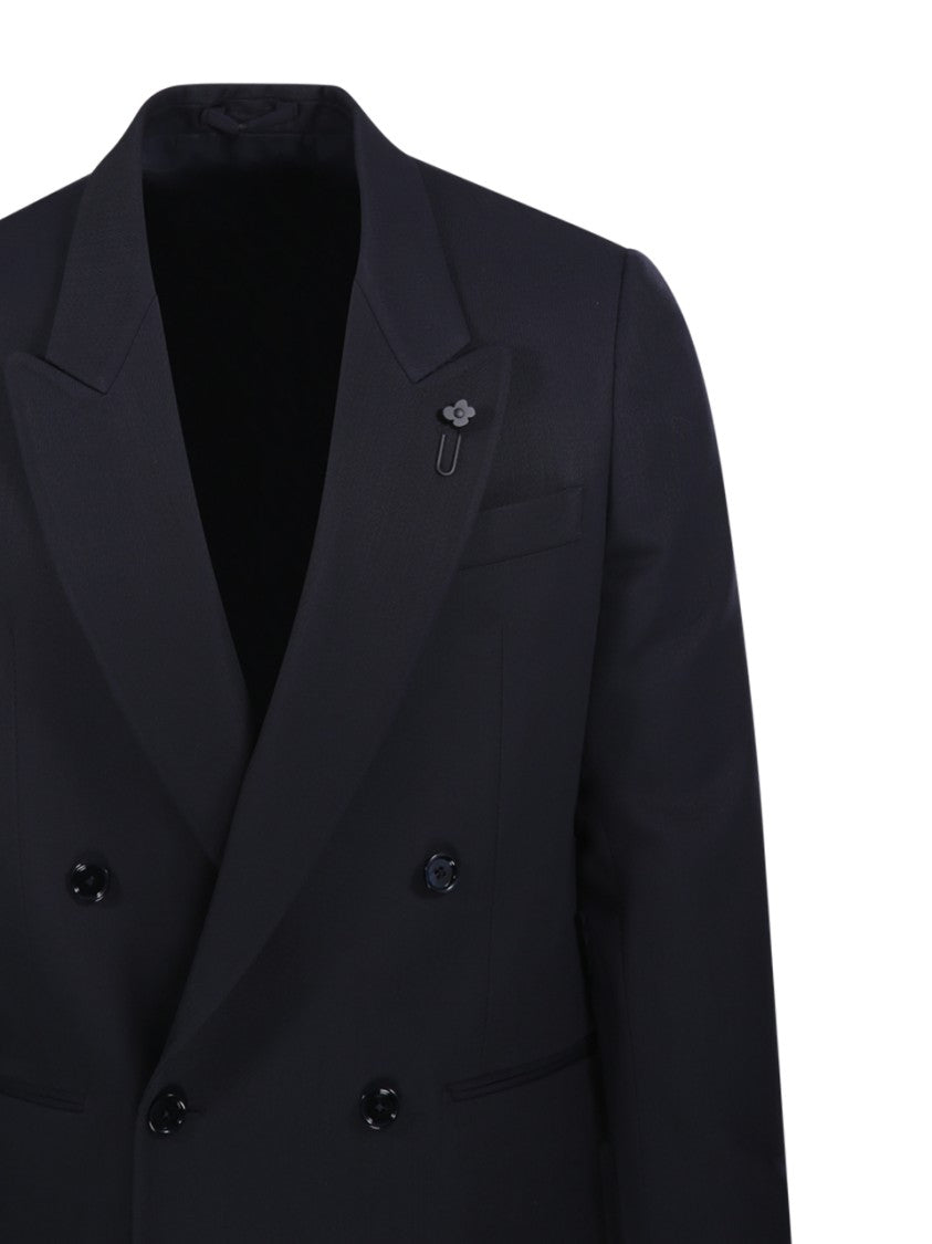Lardini Double-Breasted Tailored Blazer