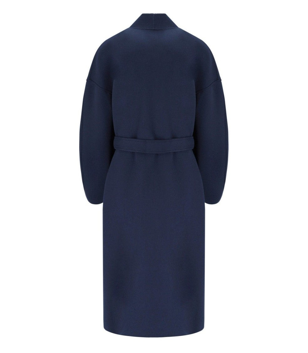 Max Mara Diletta Blue Belted Coat