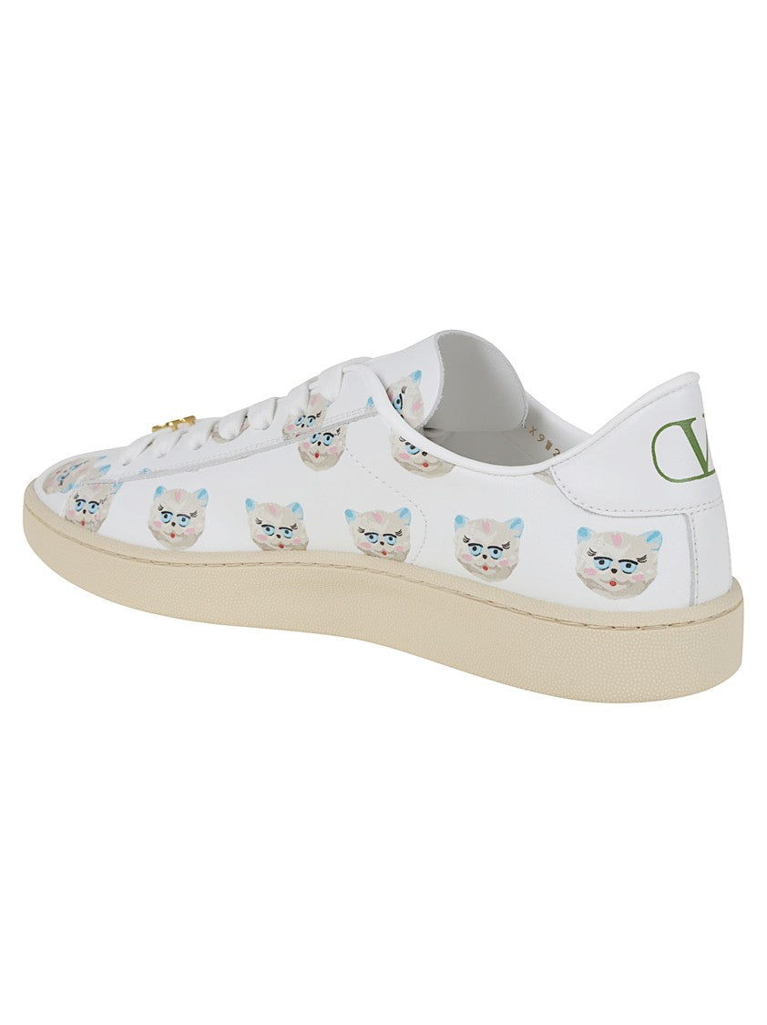 Valentino Garavani Royco Sneaker In Soft Nappa Calfskin