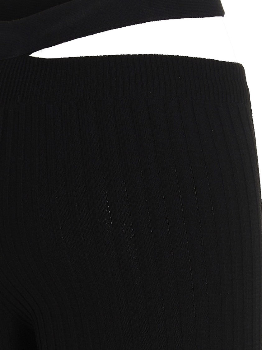 Andreâdamo Ribbed Flared Trousers