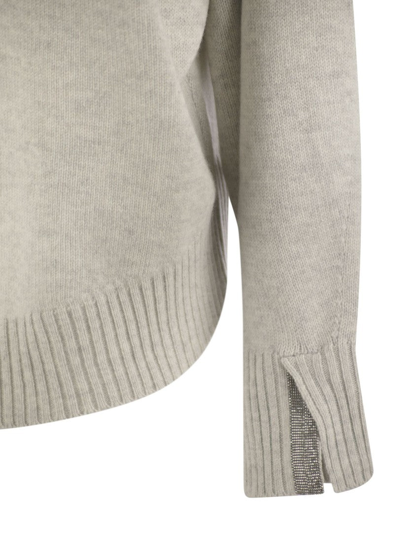 Brunello Cucinelli Cashmere Chimney Neck Sweater