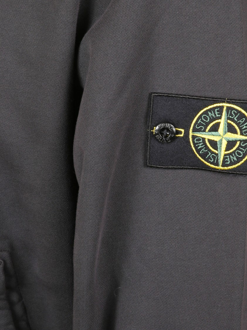 Stone Island Classic Round Neck Sweater With Silhouette
