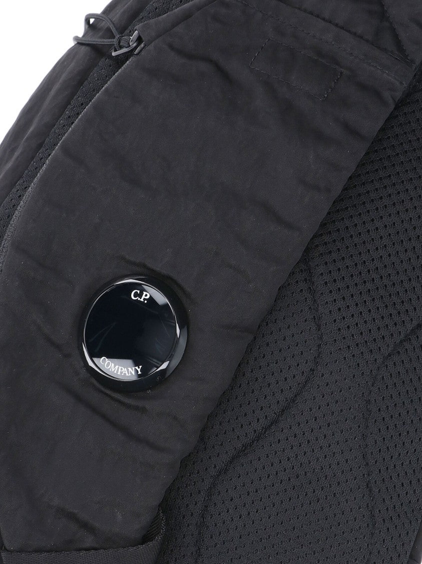 C.P. Company Single-Shoulder Black Nylon Backpack