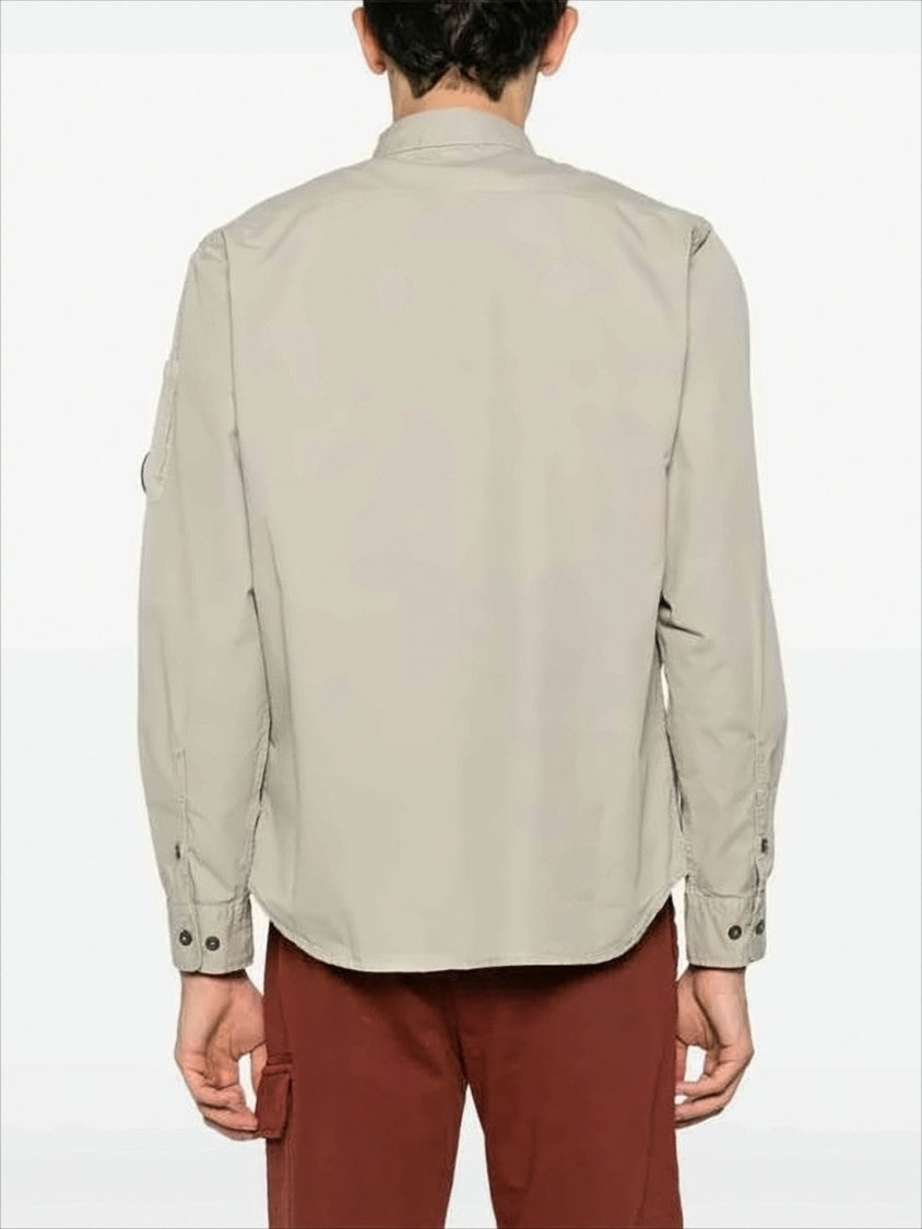 C.P. Company Long-Sleeve Shirt With Round Lens Detail