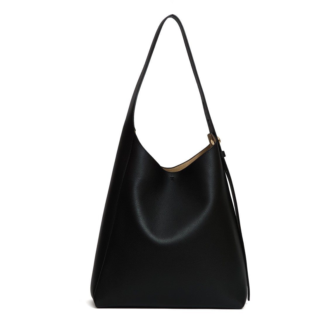 Tory Burch Black Hobo Bag With Adjustable Strap