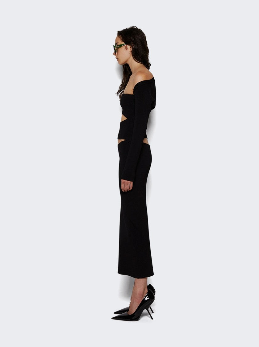 Christopher Esber Slashed Knit Shrug Dress