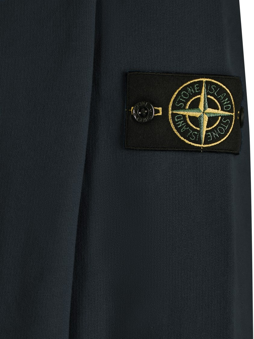 Stone Island Deep Blue Round Neck Sweater