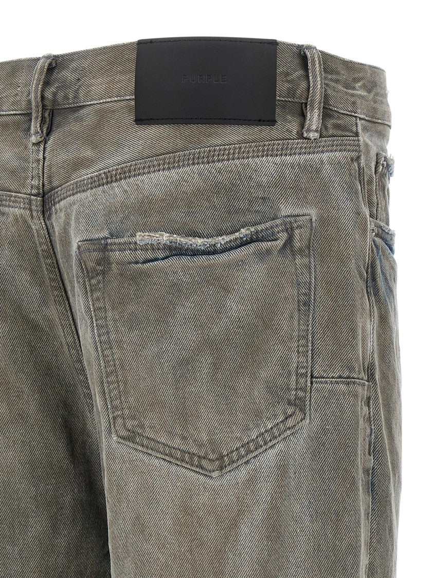 Purple 'P011 Arcilla Dirty' Jeans