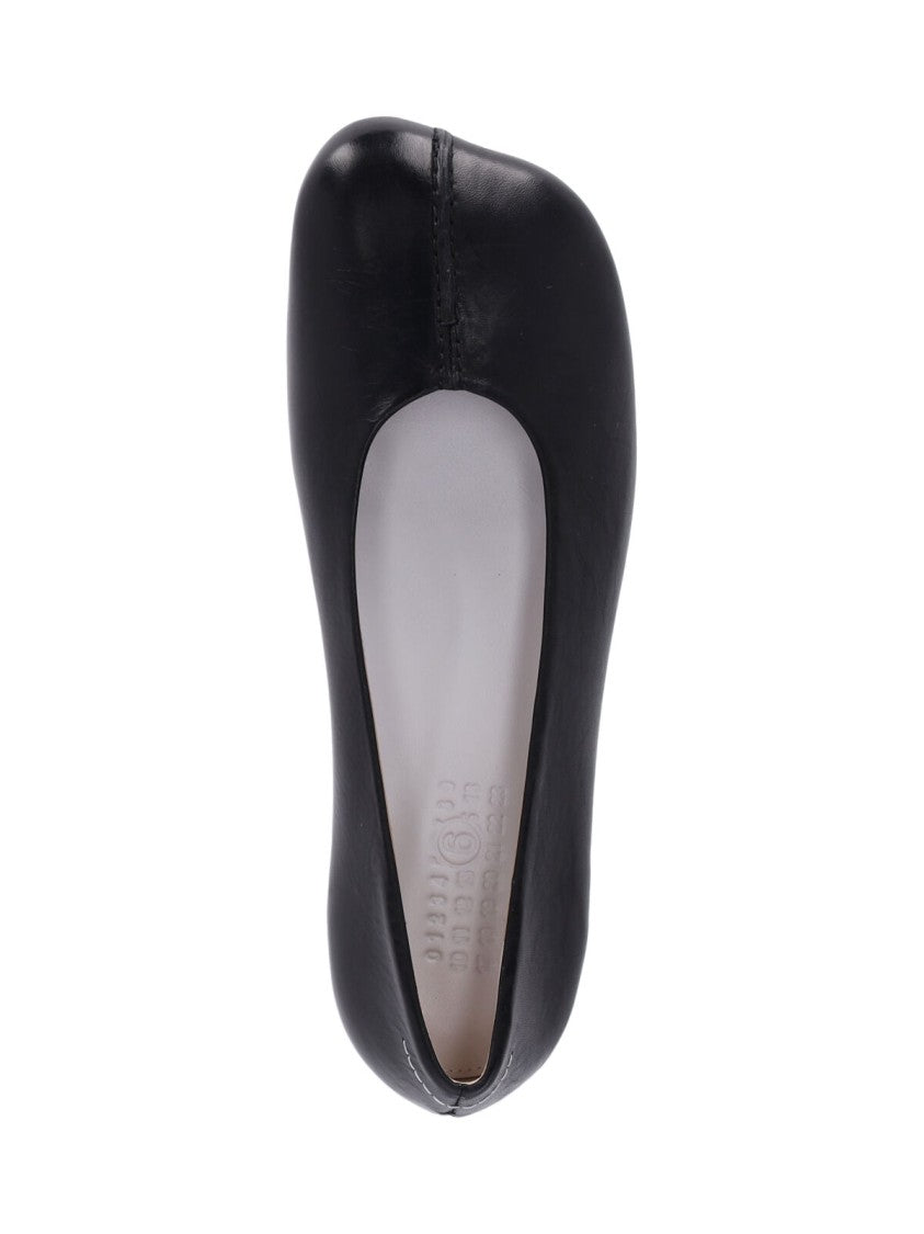 Mm6 By Maison Margiela "Stitch-Out" Ballerinas Black