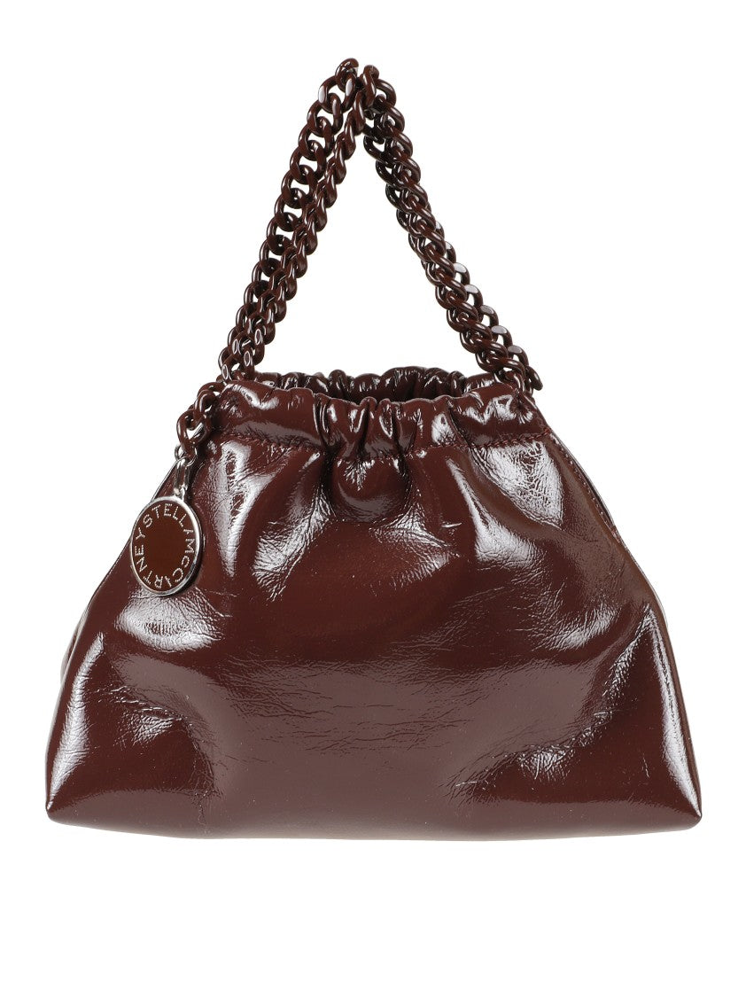 Stella Mccartney Brown Handbag With Chain Handle