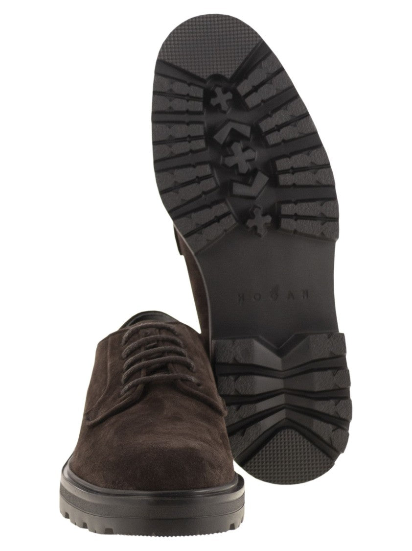 Hogan H673 - Suede Lace-Ups