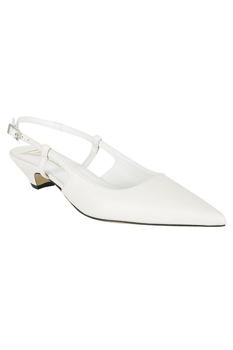 Giampaolo Viozzi Smooth Leather Sandal With Open Back