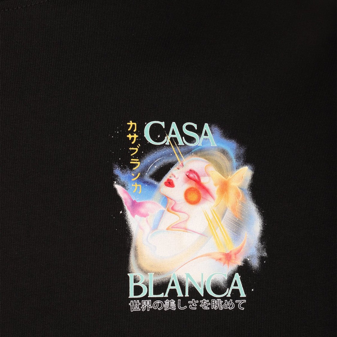 Casablanca Galactic Connection Oversized T-Shirt In Organic Cotton