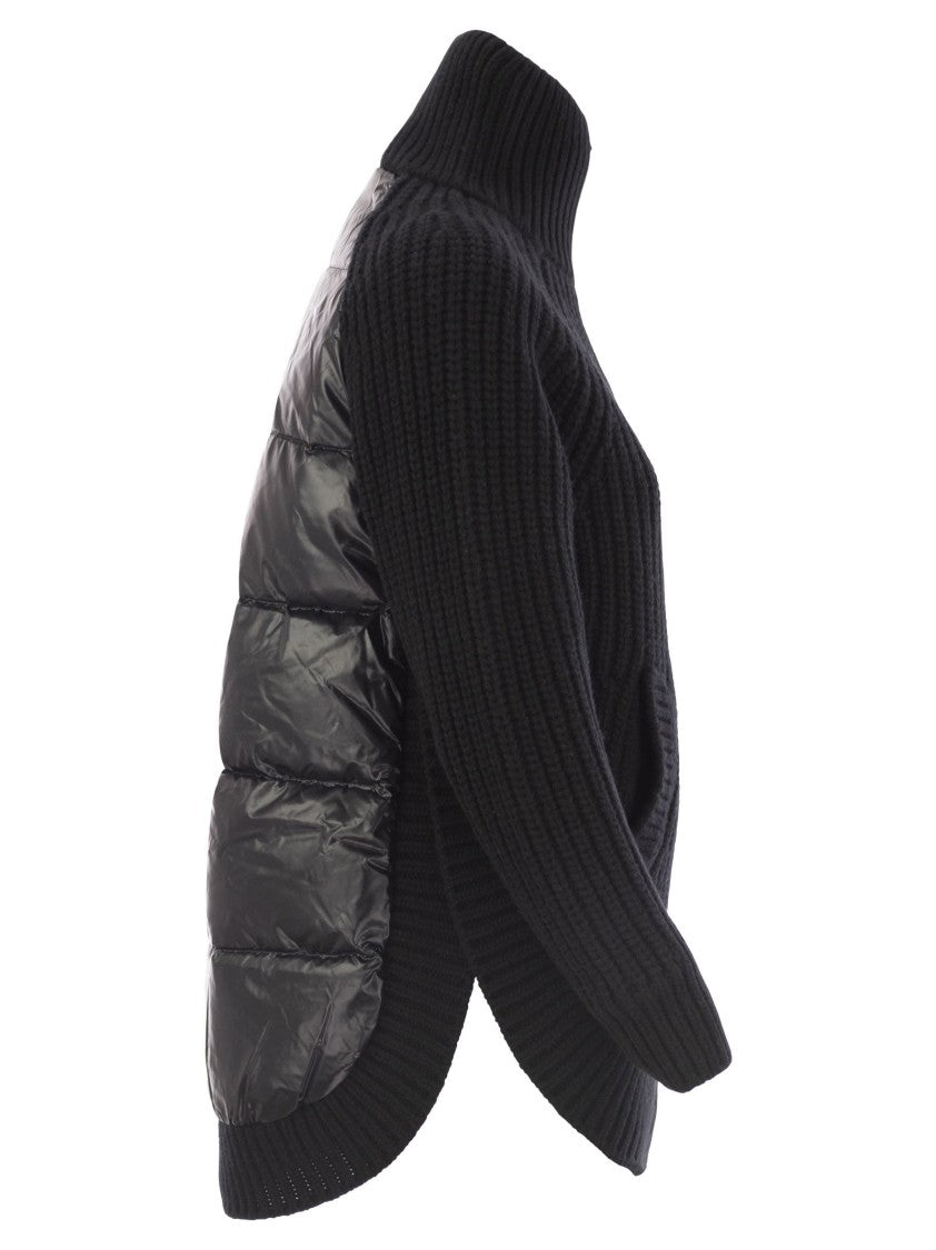 Herno Cob Stitch Wool Cardigan