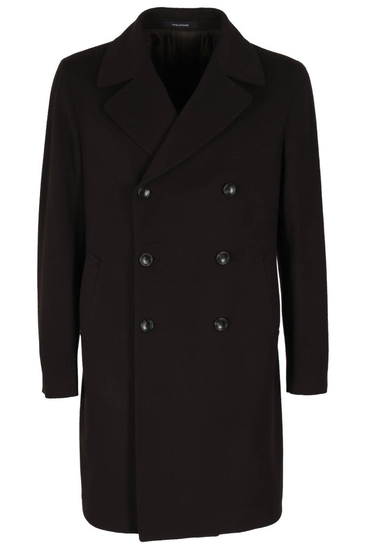 Tagliatore Dark Brown Long Unlined Bruce Coat