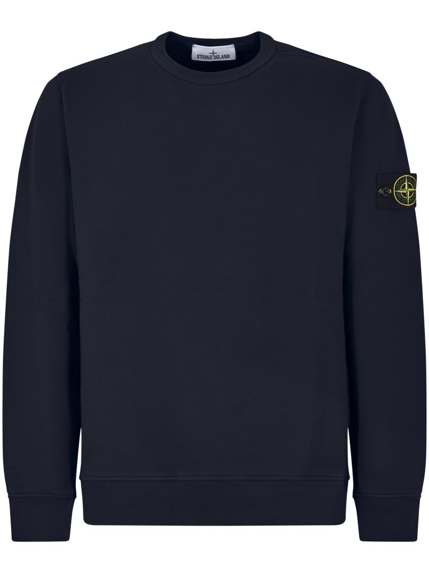 Stone Island Deep Blue Round Neck Sweater