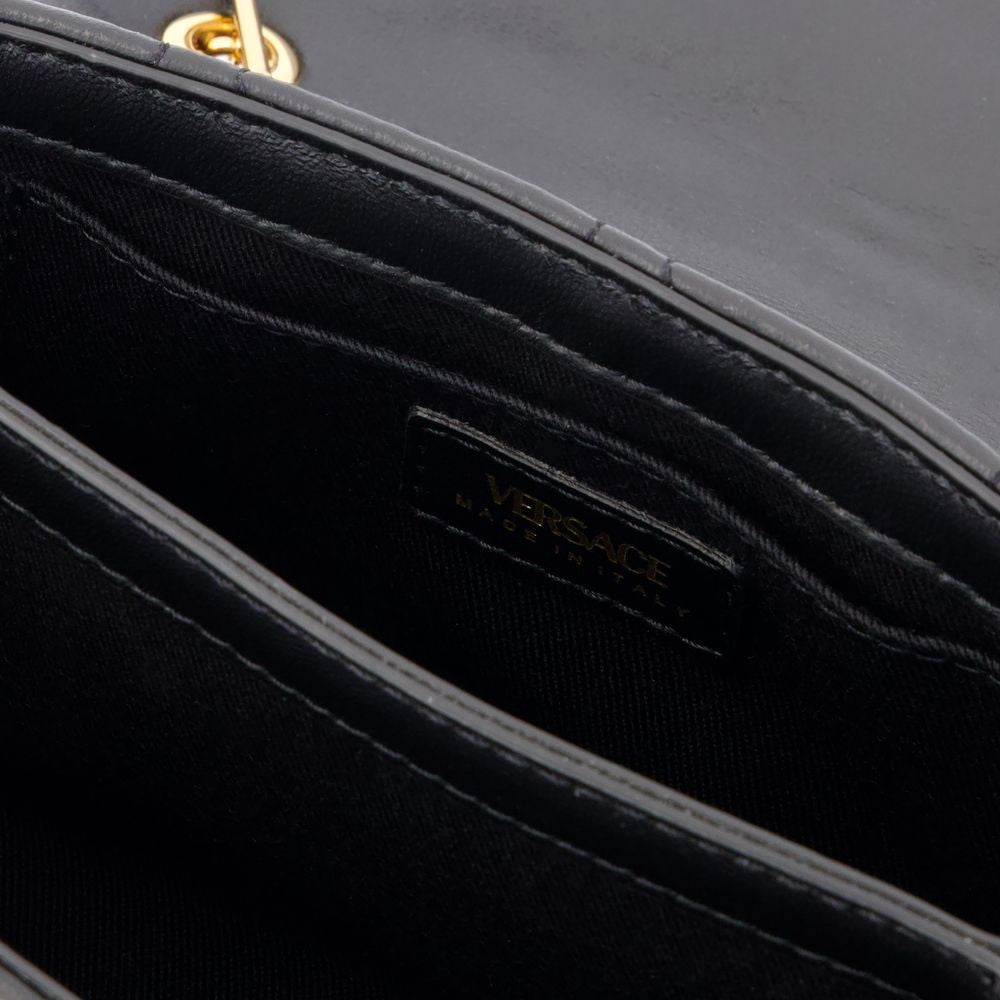 Versace Kleio Mini Shoulder Bag - Leather - Black