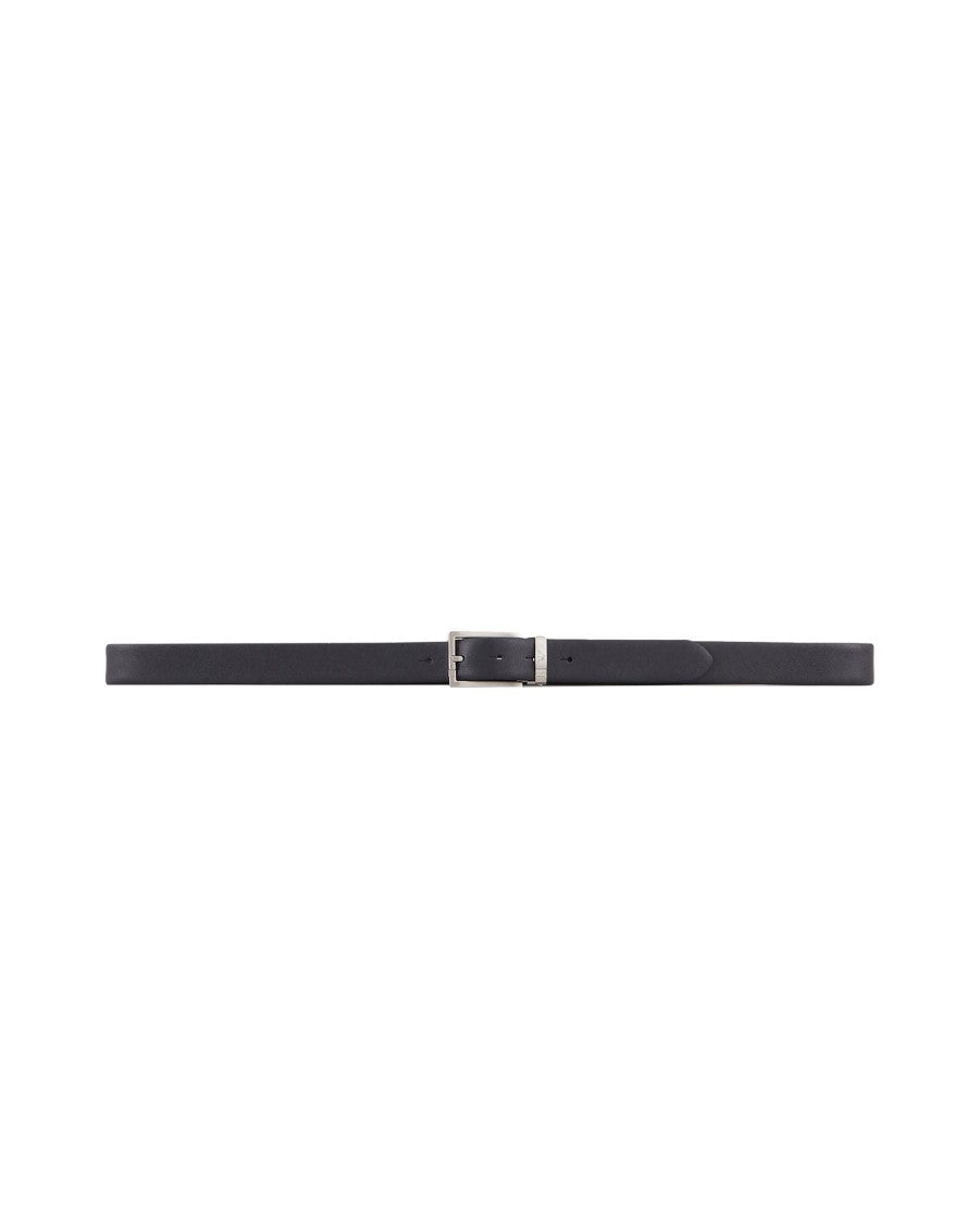 Emporio Armani Reversible Belt With Embossed Eagle Logo