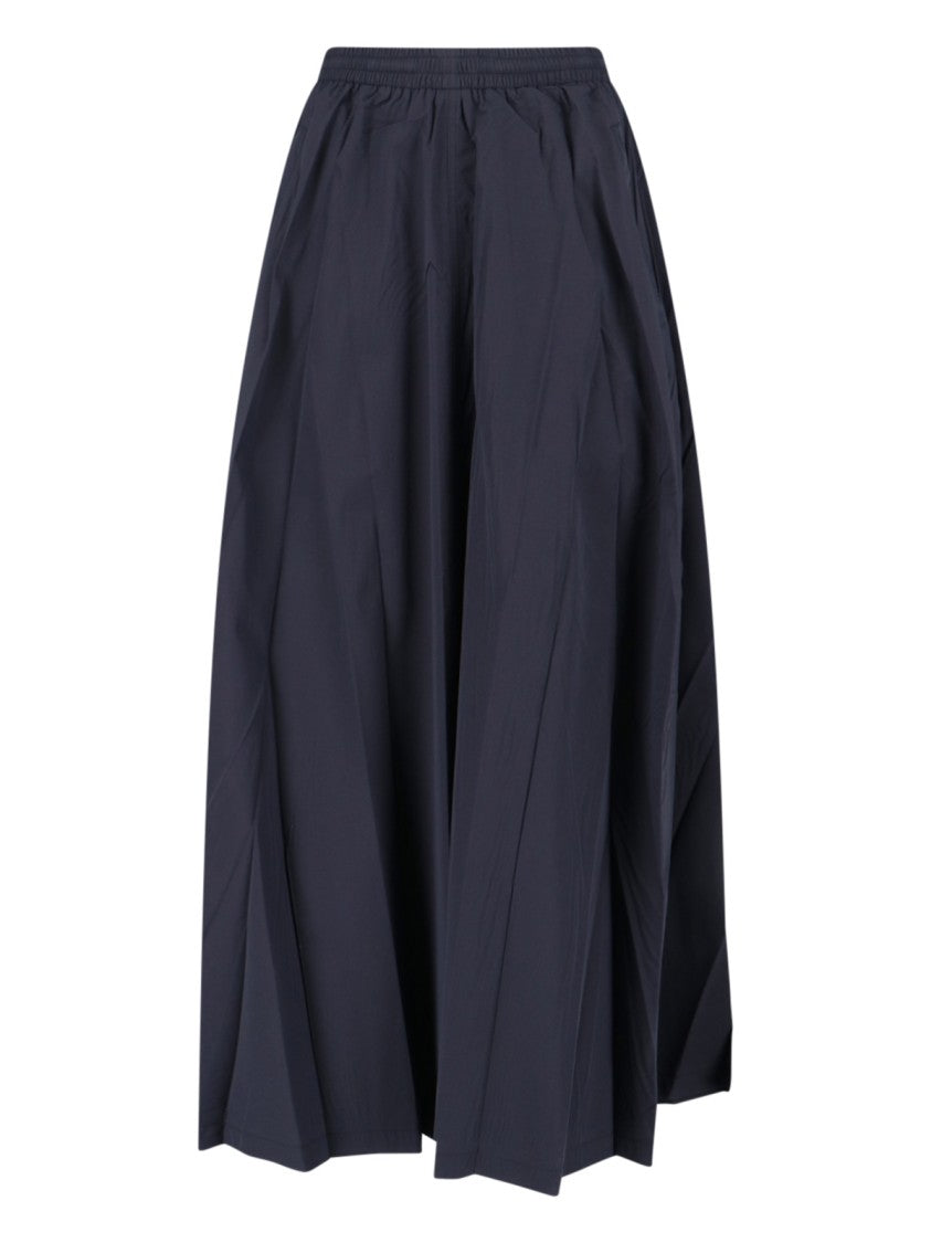 Balenciaga Ankle-Length Black Skirt With High Waist