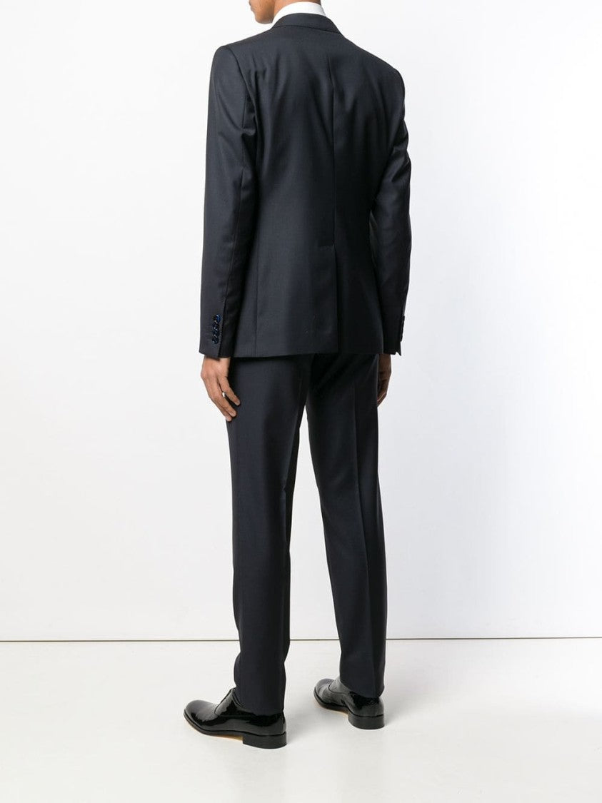Dolce & Gabbana Single-Button Blue Suit With Tailored Fit