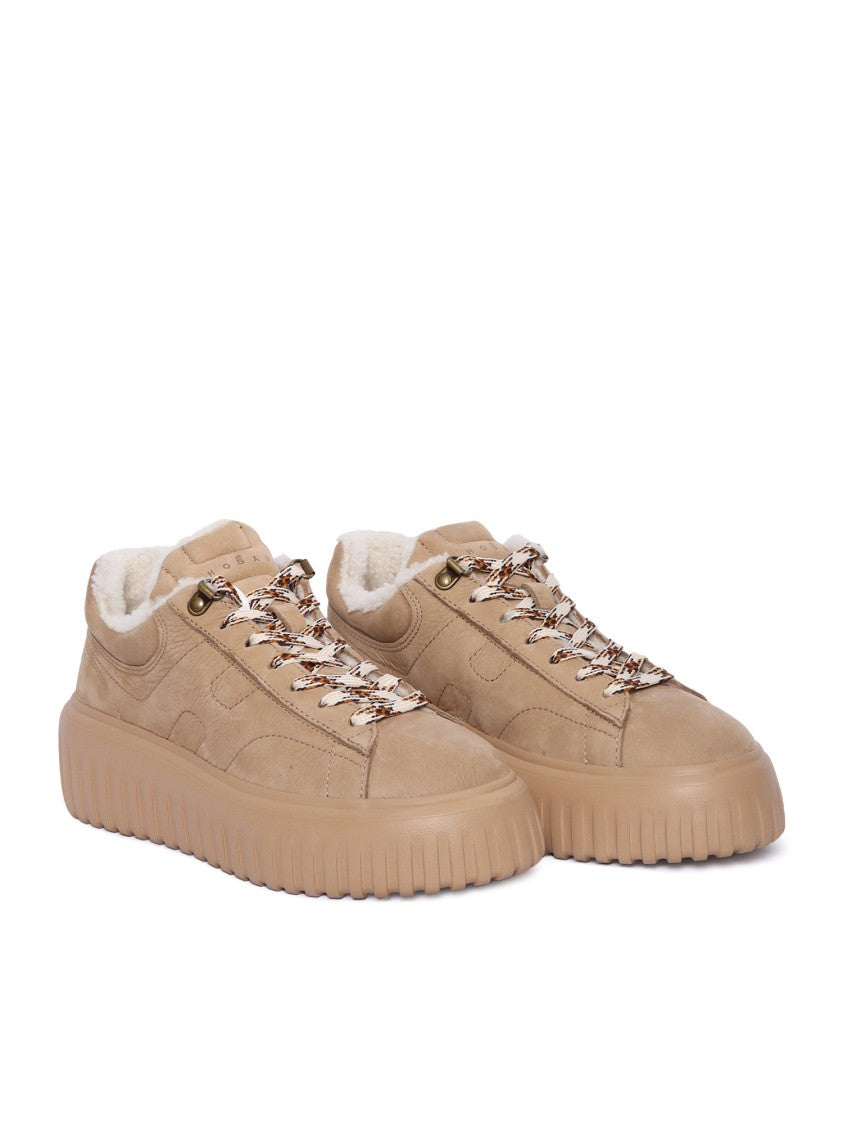 Hogan H-Stripes Allacciato Lace-Up Sneakers