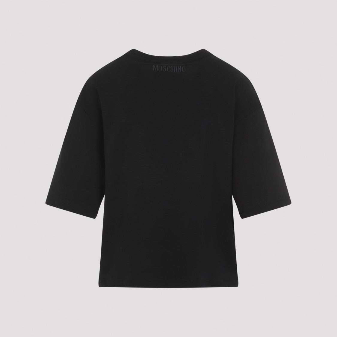 Moschino Pearl Embellisment Black T-Shirt