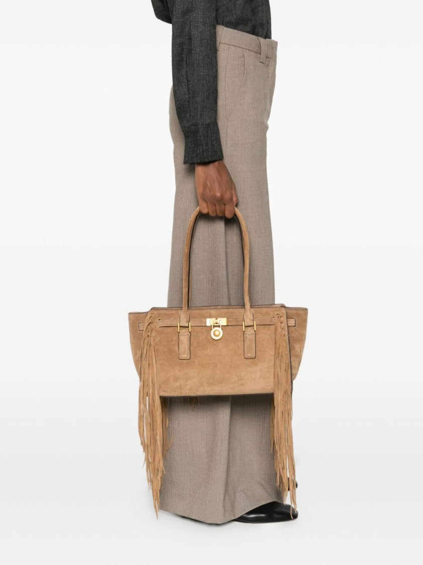 Michael Kors Rectangular Suede Leather Shoulder Bag