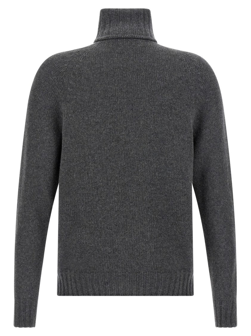Ma'ry'ya High Neck Virgin Wool And Cashmere Blend Sweater