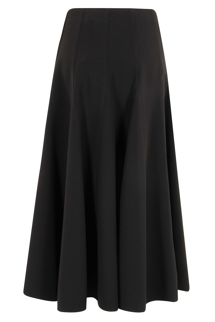 Alysi Midi Skirt With Swirl Design