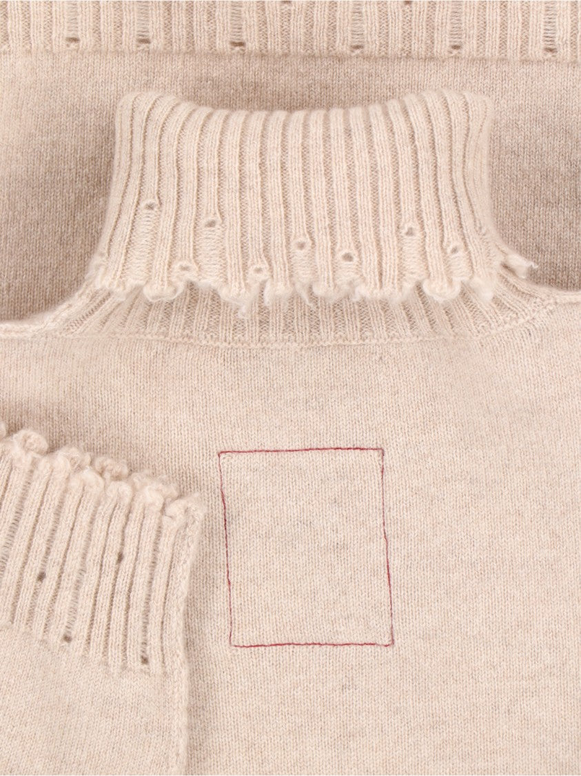 Uma Wang Turtleneck Sweater – Beige