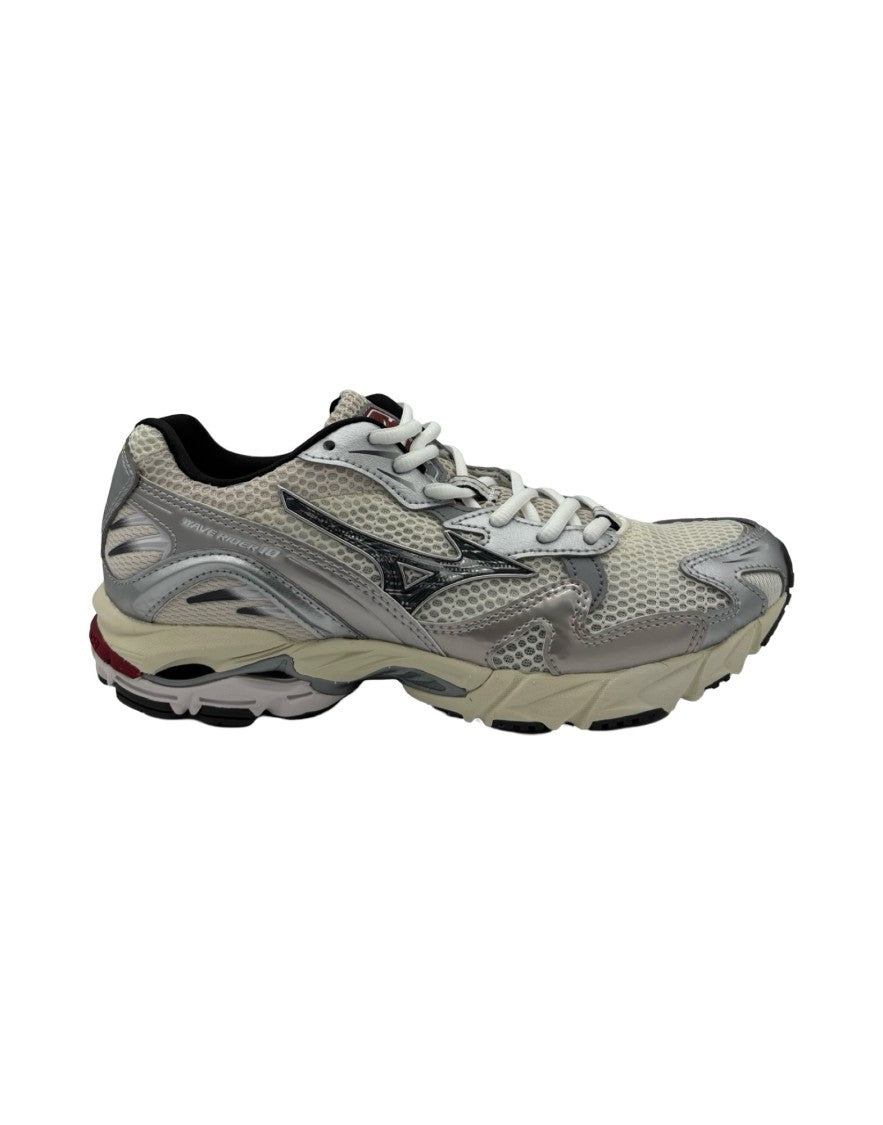 Mizuno Wave Rider Snow White/Black Sand Sneakers