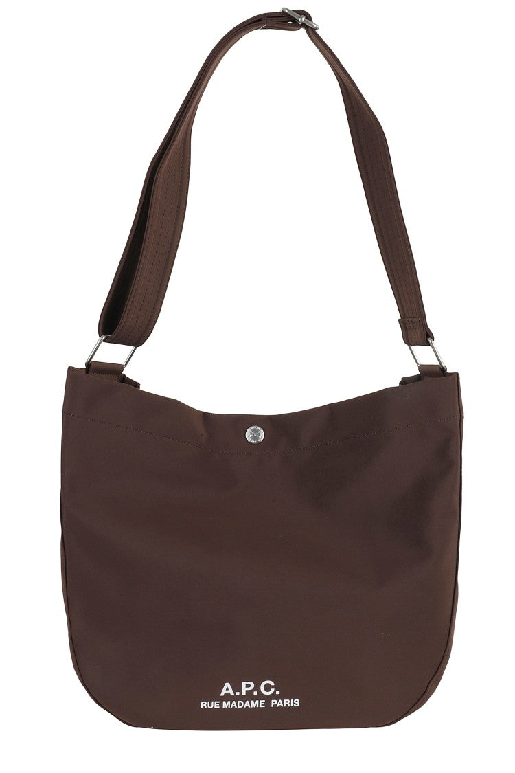 A.P.C. Contemporary Dark Brown Besace Journal Bag