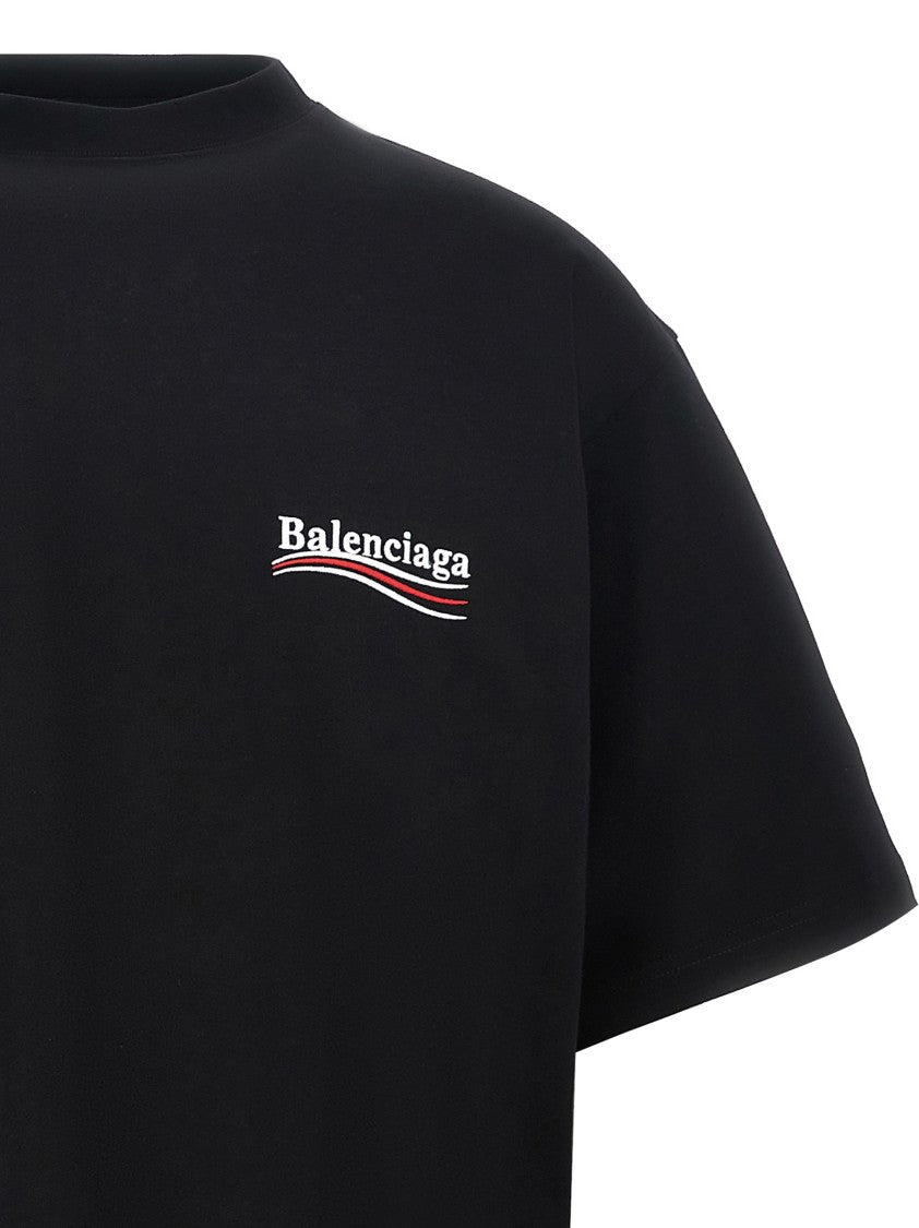Balenciaga Logo Embroidery T-Shirt