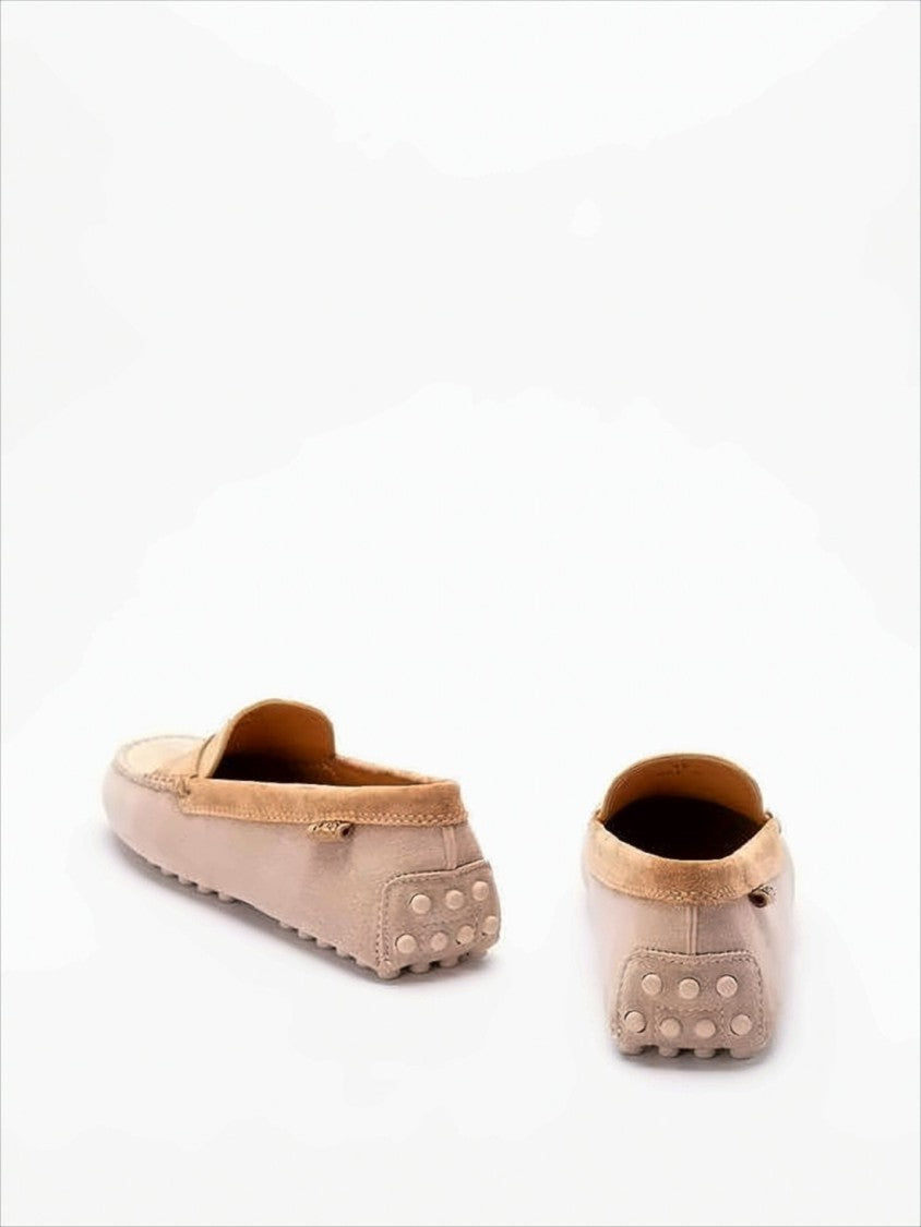 Tod's Suede Loafers With Classic Moccasin Silhouette And Penny Strap