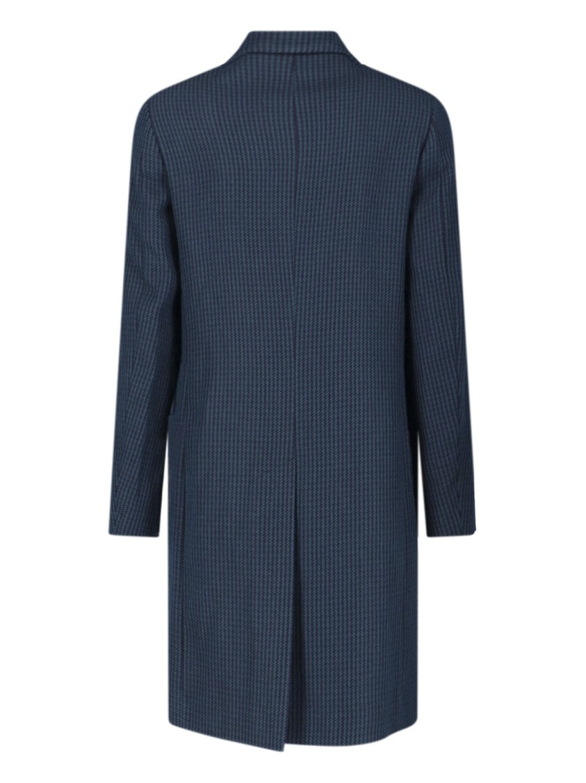 Paul Smith Structured Blue Jacket With Classic Design