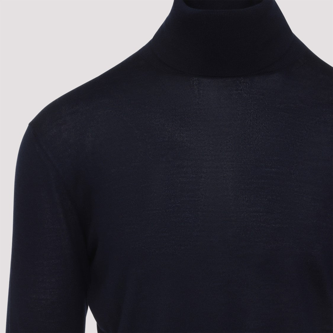 Saint Laurent Blue Wool And Cashmere Pullover