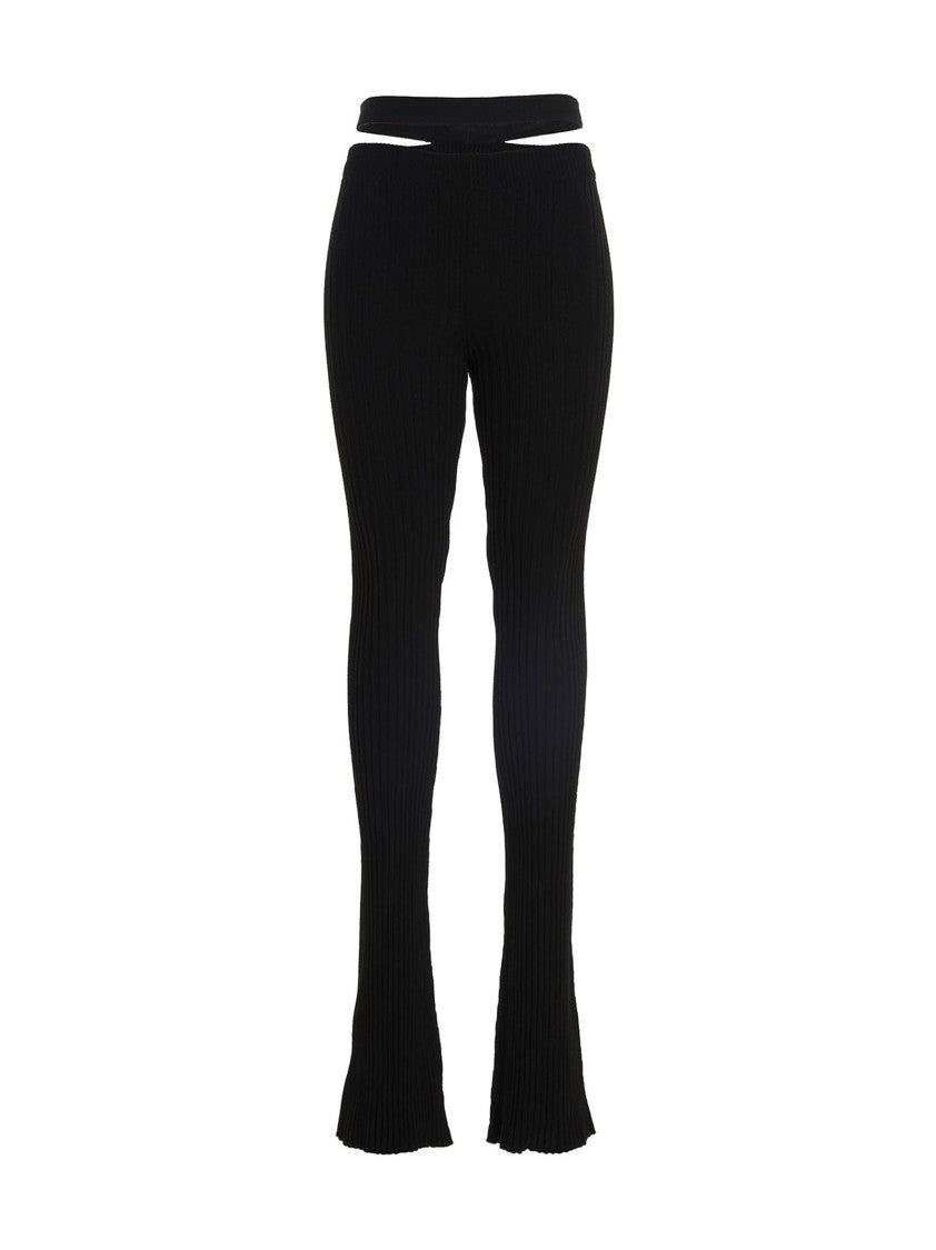 Andreâdamo Ribbed Flared Trousers