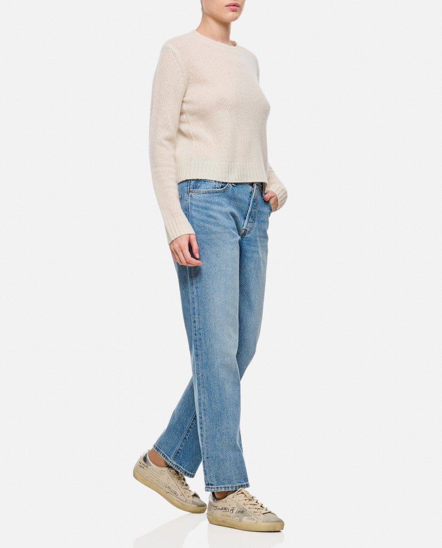 Lisa Yang Relaxed Fit Crew-Neck Knit Jumper With Subtle Ribbing