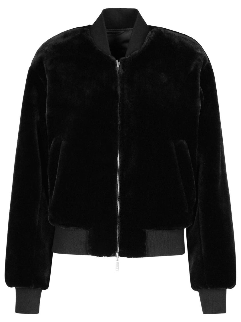 Moose Knuckles Jet' Green Polyester Bomber Jacket