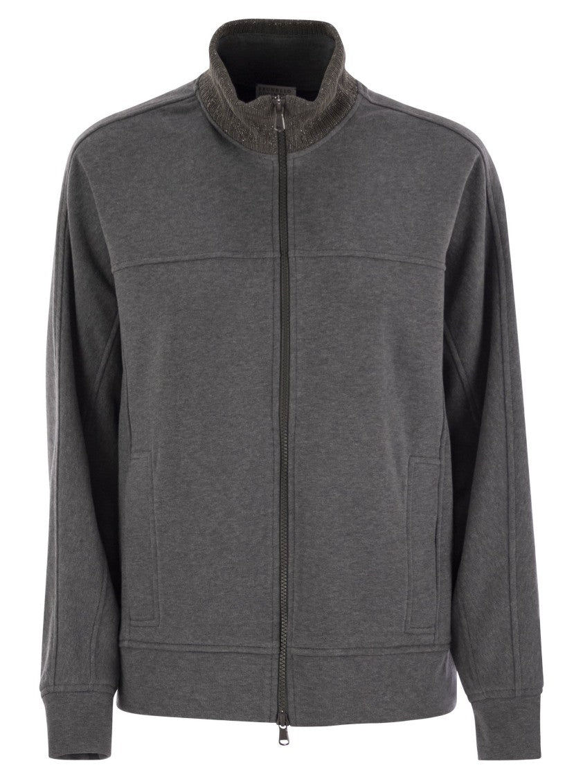 Brunello Cucinelli Smooth Cotton Fleece Topwear