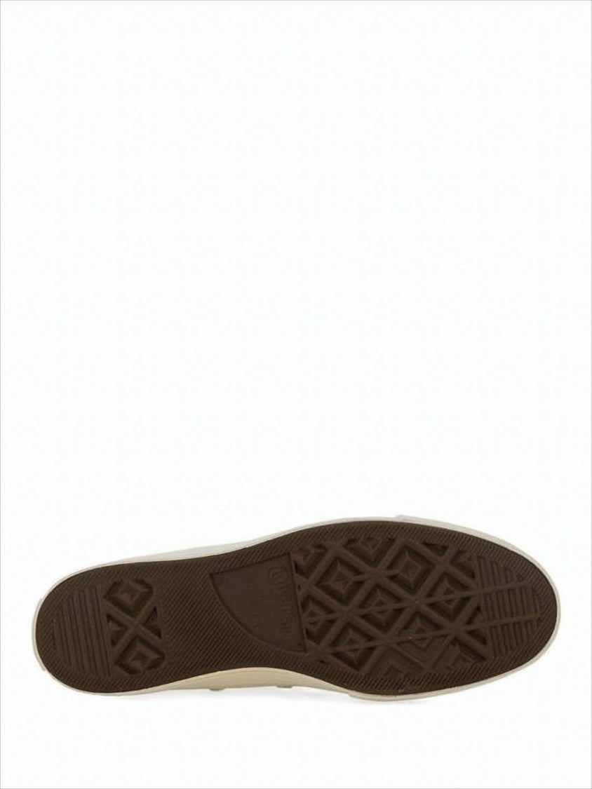 Comme Des Garçons High-Top Sneakers With Iconic Heart Design And Rubber Sole