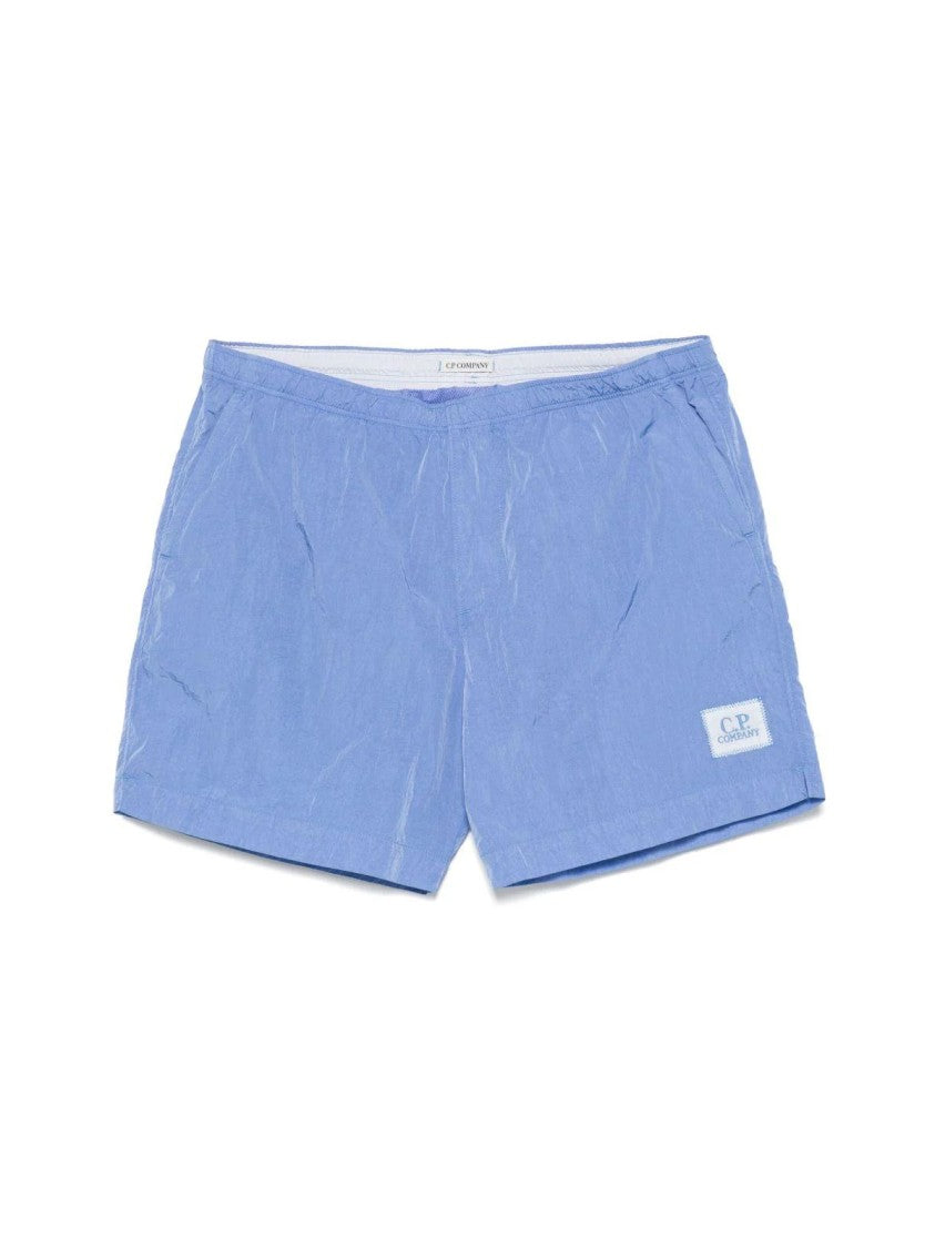C.P. Company Eco-Chrome R Logo Swim Shorts
