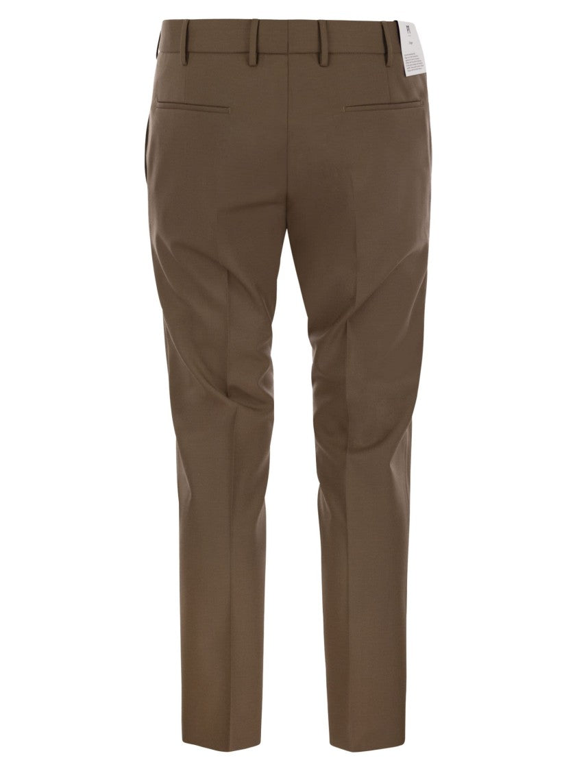 Pt Torino Dieci - Virgin Wool Trousers