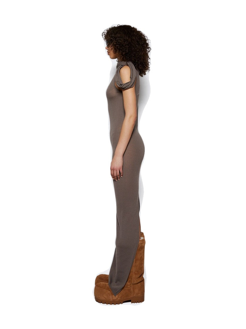 Rick Owens Banded T Dress Dust