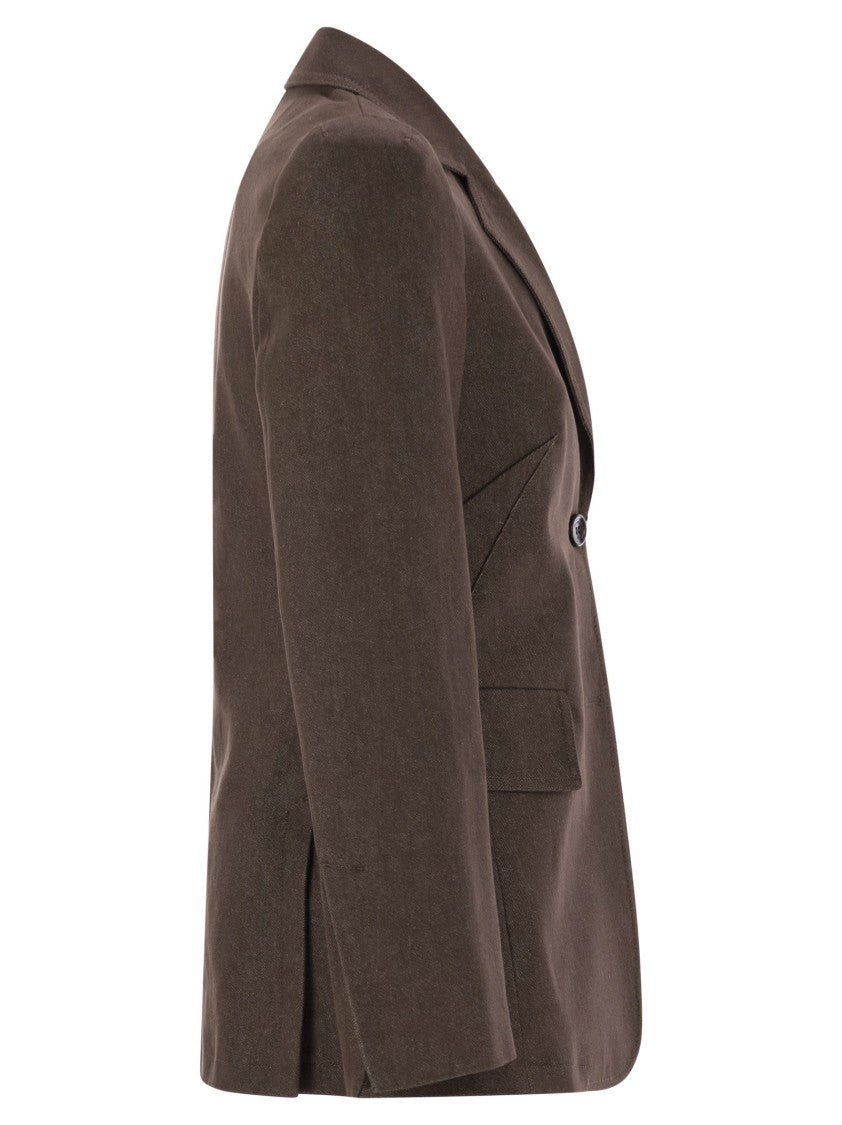 Max Mara Agguati - Denim-Effect Cotton Blazer