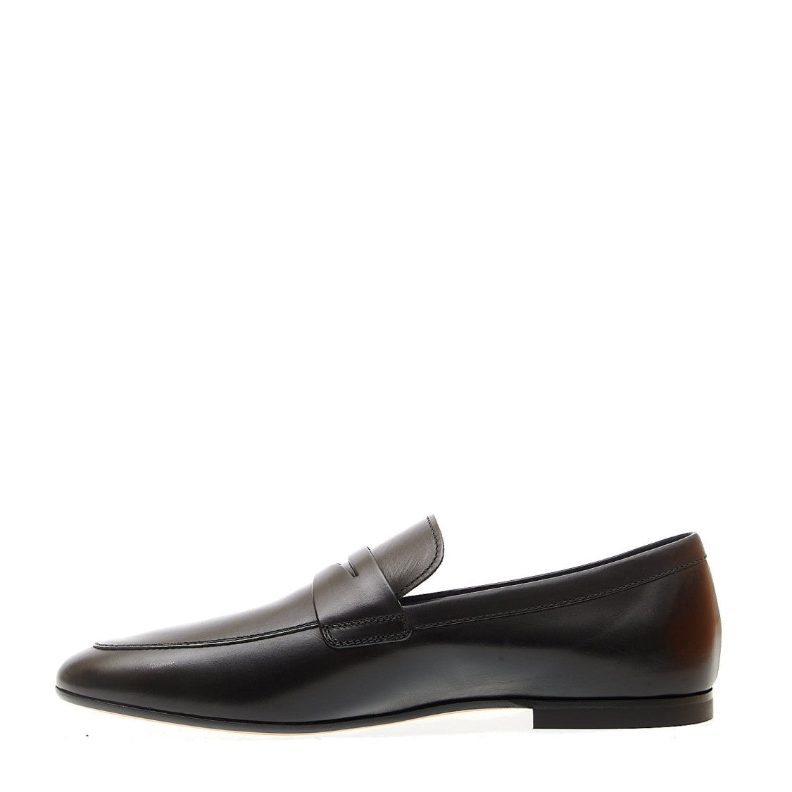 Tod's Mocassino Fondo Cuoio In Pelle Nero